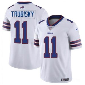 Buffalo Bills #11 Mitch Trubisky White Vapor Untouchable Limited Stitched Jersey