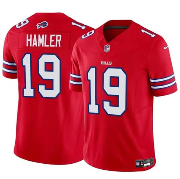 Buffalo Bills #19 KJ Hamler Red 2024 F.U.S.E. Vapor Untouchable Limited Stitched Jersey