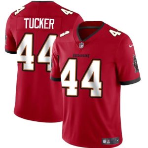 Tampa Bay Buccaneers #44 Sean Tucker Red Vapor Limited Stitched Jersey