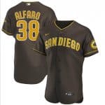 San Diego Padres #38 Jorge Alfaro Brown Flex Base Stitched Baseball Jersey