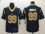 Rams #99 Aaron Donald Navy Vapor Untouchable Limited Stitched Jersey