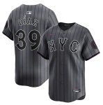New York Mets #39 Edwin D¨ªaz Graphite 2024 City Connect Limited Stitched Jersey