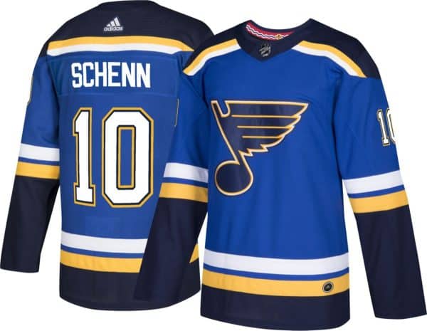 Adidas St. Louis Blues #10 Brayden Schenn Blue Stitched Jersey