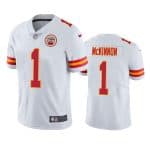 Kansas City Chiefs #1 Jerick McKinnon White Vapor Untouchable Limited Stitched Football Jersey