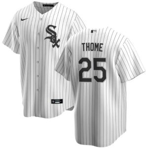 Chicago White Sox #25 Jim Thome White Cool Base Stitched Jersey