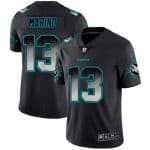Miami Dolphins #13 Dan Marino 2019 Black Smoke Fashion Limited Stitched Jersey