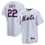 New York Mets #22 Brett Baty White Cool Base Stitched Jersey