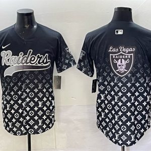 Las Vegas Raiders Team Big Logo Black Limited Stitched Jersey