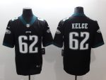 Philadelphia Eagles #62 Jason Kelce Black Vapor Untouchable Limited Stitched Jersey
