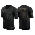 Los Angeles Chargers Customized Custom 2020 Black Salute To Service Limited Stitched Jersey