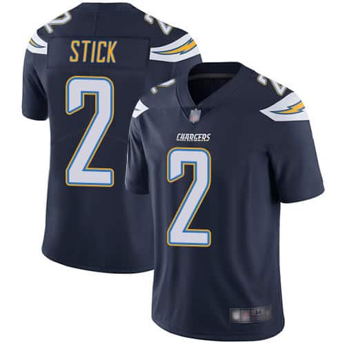 Los Angeles Chargers #2 Easton Stick Navy Vapor Untouchable Limited Stitched Jersey