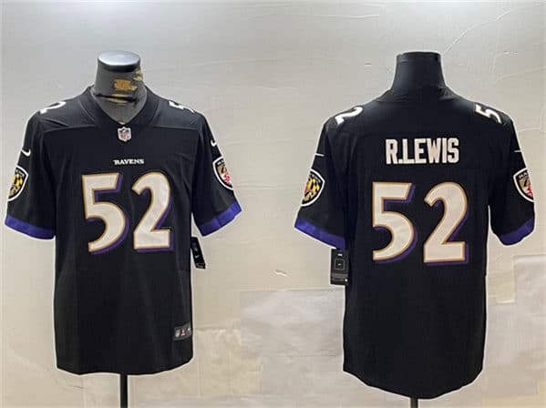 Baltimore Ravens #52 Ray Lewis Black Vapor Untouchable Limited Jersey