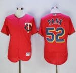 Twins #52 Byung-Ho Park Red Flexbase Authentic Collection Stitched Jersey