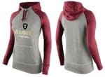 Nike Oakland Raiders Performance Hoodie Grey Red