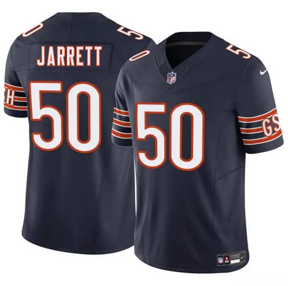 Chicago Bears #50 Grady Jarrett Navy 2025 F.U.S.E. Vapor Stitched Jersey