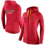 Nike Tampa Bay Buccaneers Full-Zip Performance Hoodie Red