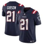 New England Patriots #21 Antonio Gibsonz Navy Vapor Limited Stitched Jersey