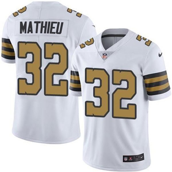 New Orleans Saints #32 Tyrann Mathieu White Color Rush Limited Stitched Jersey