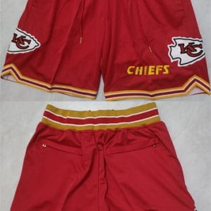 Kansas City Chiefs Red Shorts (Run Small)
