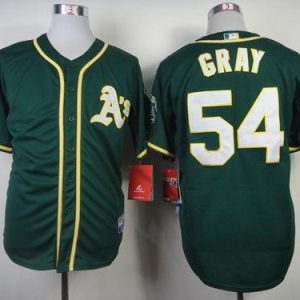 Athletics #54 Sonny Gray Green Cool Base Stitched Jersey
