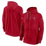 Tampa Bay Buccaneers Red 2024 Team Full-Zip Hoodie