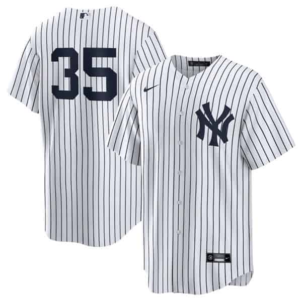 New York Yankees #35 Cody Bellinger White 2024 Cool Base Stitched Jersey