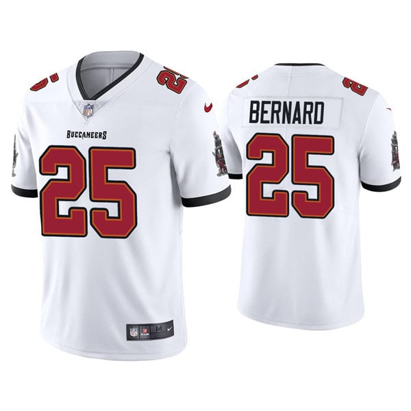 Tampa Bay Buccaneers #25 Giovani Bernard White Vapor Untouchable Limited Stitched Jersey