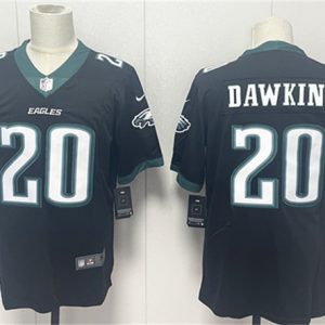 Philadelphia Eagles #20 Brian Dawkins Black 2024 New Vapor Untouchable Limited Football Stitched Jersey