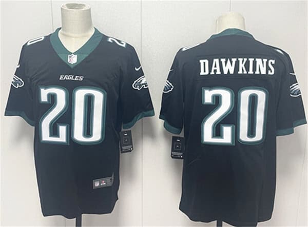 Philadelphia Eagles #20 Brian Dawkins Black 2024 New Vapor Untouchable Limited Football Stitched Jersey