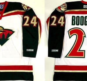 Minnesota Wild #24 Derek Boogaard White Stitched Jersey