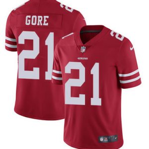 San Francisco 49ers #21 Frank Gore Red Vapor Untouchable Limited Stitched Jersey