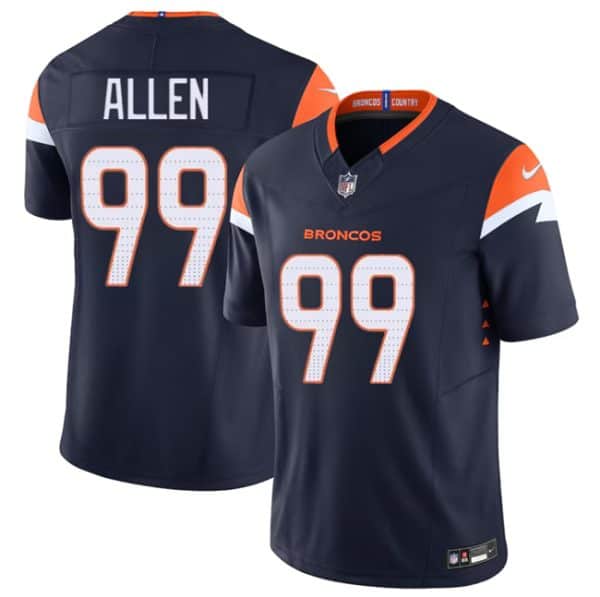 Denver Broncos #99 Zach Allen Navy 2024 F.U.S.E. Alternate Vapor Limited Stitched Jersey