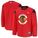 Chicago Blackhawks Blank Red 2024-25 Team Practice Stitched Jersey