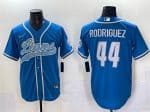 Detroit Lions #44 Malcolm Rodriguez Blue Cool Base Stitched Jersey
