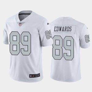 Las Vegas Raiders #89 Bryan Edwards White Color Rush Stitched Jersey
