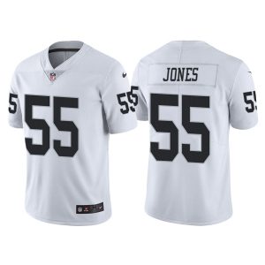 Las Vegas Raiders #55 Chandler Jones White Vapor Limited Stitched Jersey