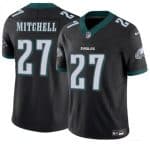 Philadelphia Eagles #27 Quinyon Mitchell Black 2024 New F.U.S.E. Vapor Untouchable Limited Stitched Jersey