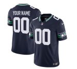 Seattle Seahawks Custom 2023 F.U.S.E. Navy Limited Stitched Jersey