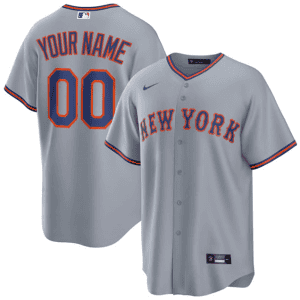 New York Mets Custom Gray 2025 Stitched Jersey