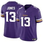 Minnesota Vikings #13 Daniel Jones Purple 2024 F.U.S.E. Vapor Untouchable Limited Stitched Jersey