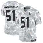 Houston Texans #51 Will Anderson Jr Arctic Camo 2024 F.U.S.E. Salute To Service Limited Stitched Jersey