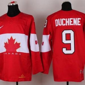 Olympic 2014 CA. #9 Matt Duchene Red Stitched Jersey