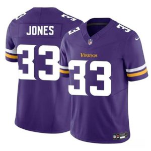 Minnesota Vikings #33 Aaron Jones Purple F.U.S.E. Vapor Untouchable Limited Stitched Jersey