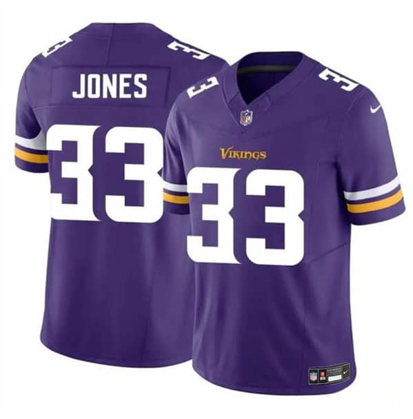 Minnesota Vikings #33 Aaron Jones Purple F.U.S.E. Vapor Untouchable Limited Stitched Jersey