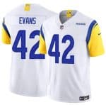 Los Angeles Rams #42 Ethan Evans White 2025 F.U.S.E. Vapor Untouchable Stitched Jersey