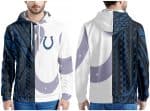 Indianapolis Colts Blue Black White Pullover Hoodie