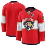 Florida Panthers Blank Red 2025 Stanley Cup Final Patch Stitched Jersey
