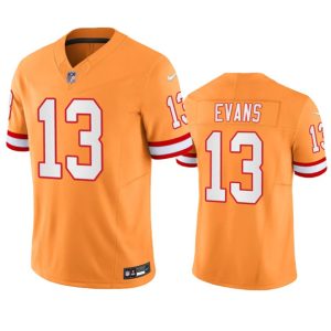 Tampa Bay Buccaneers #13 Mike Evans Orange 2023 F.U.S.E. Throwback Limited Stitched Jersey