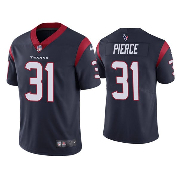 Houston Texans #31 Dameon Pierce Navy Vapor Untouchable Limited Stitched Jersey