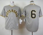 Pirates #6 Starling Marte Grey 1953 Turn Back The Clock Stitched Jersey